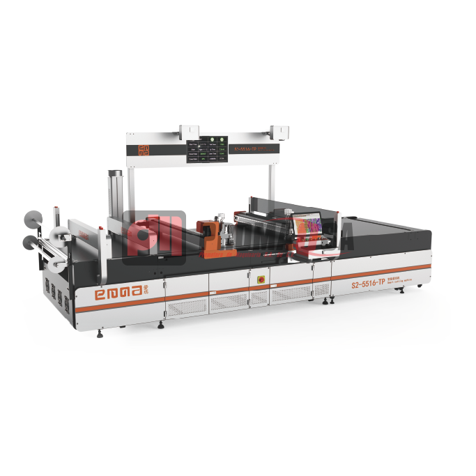 EMMA S2-5516-TP Sistema de corte inteligente por cuchilla oscilante para corte de cuero y corte multicapa de materiales sintéticos.