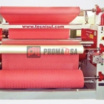 Máquina de bondear de doble prensa  (tejido bondeado con película).